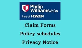 Claim forms, policy schedules, privacy notice