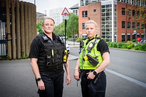 PC Nicola Burn and PC Anna Kelsey