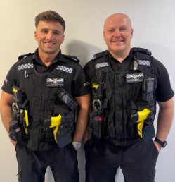PC Josh Laddie and PC Andrew Docherty