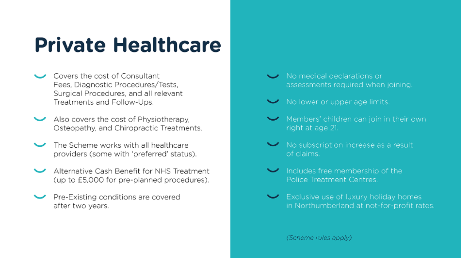 Private healthcare image