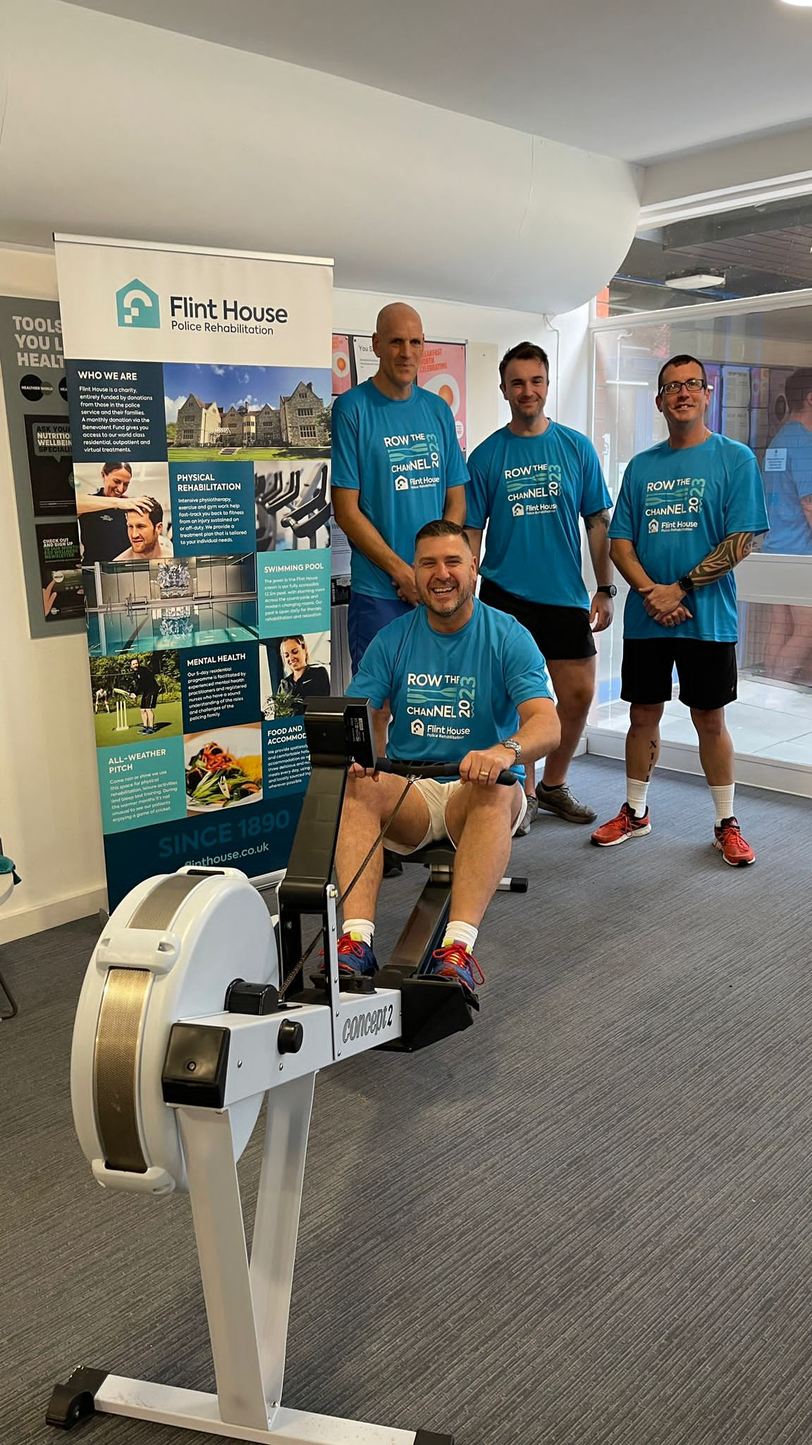 Surrey Police officers reigned victorious in The Row The Channel