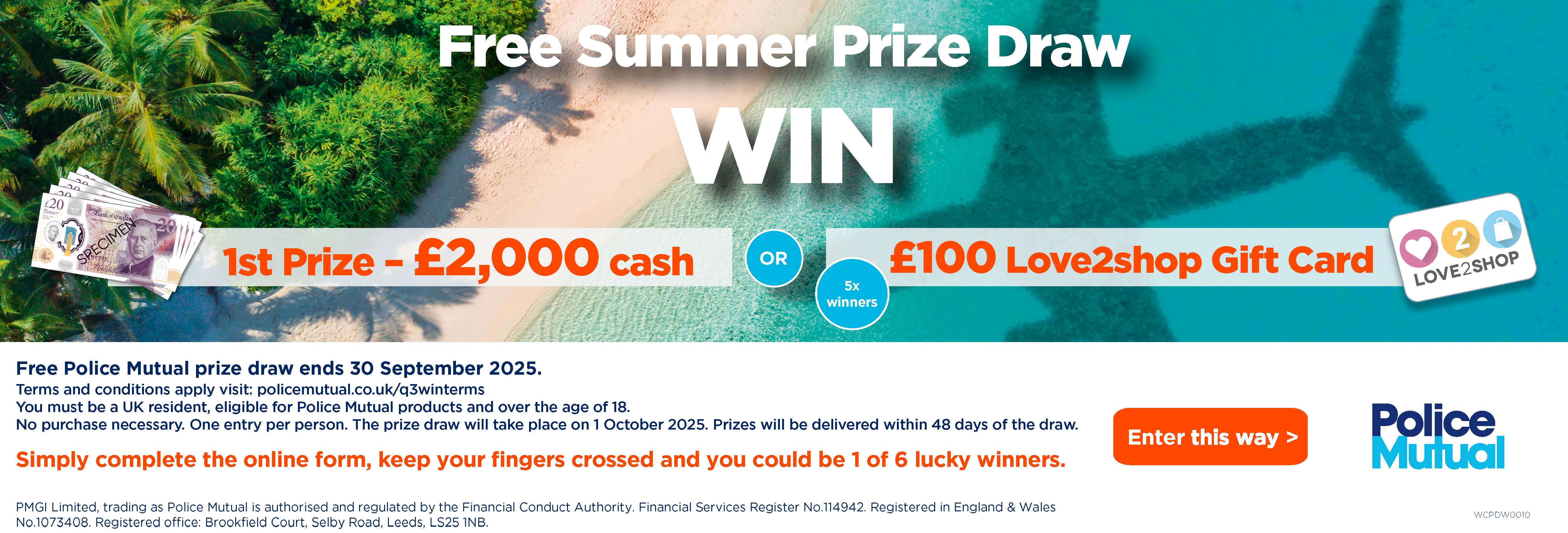 Police Mutual Prize draw