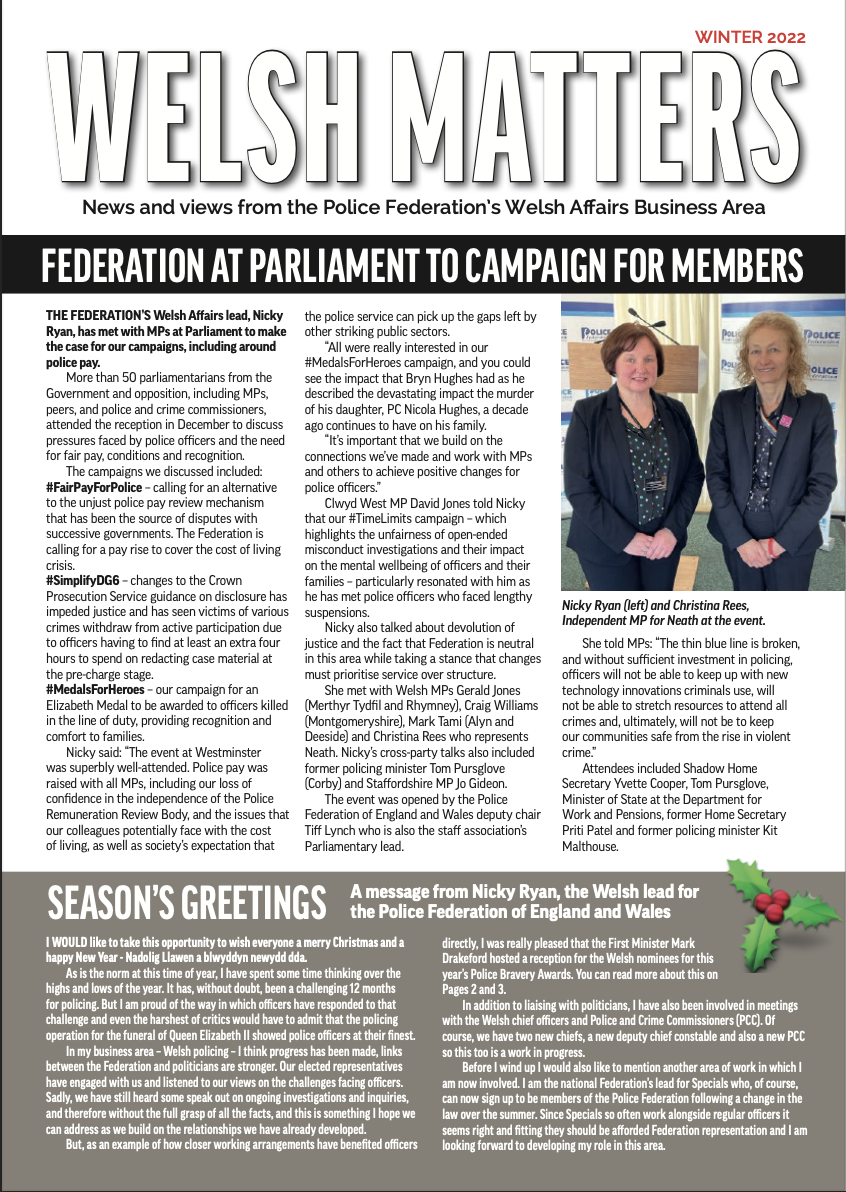Welsh Matters - Winter 2022
