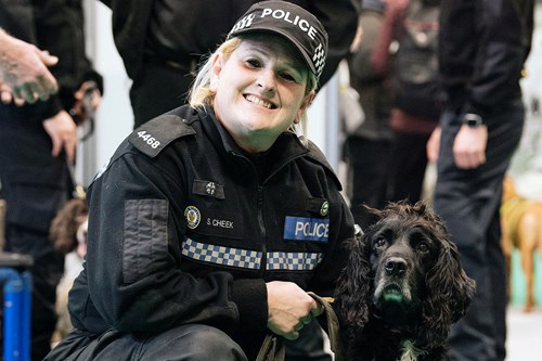 PC Sue Cheek and PD Trev