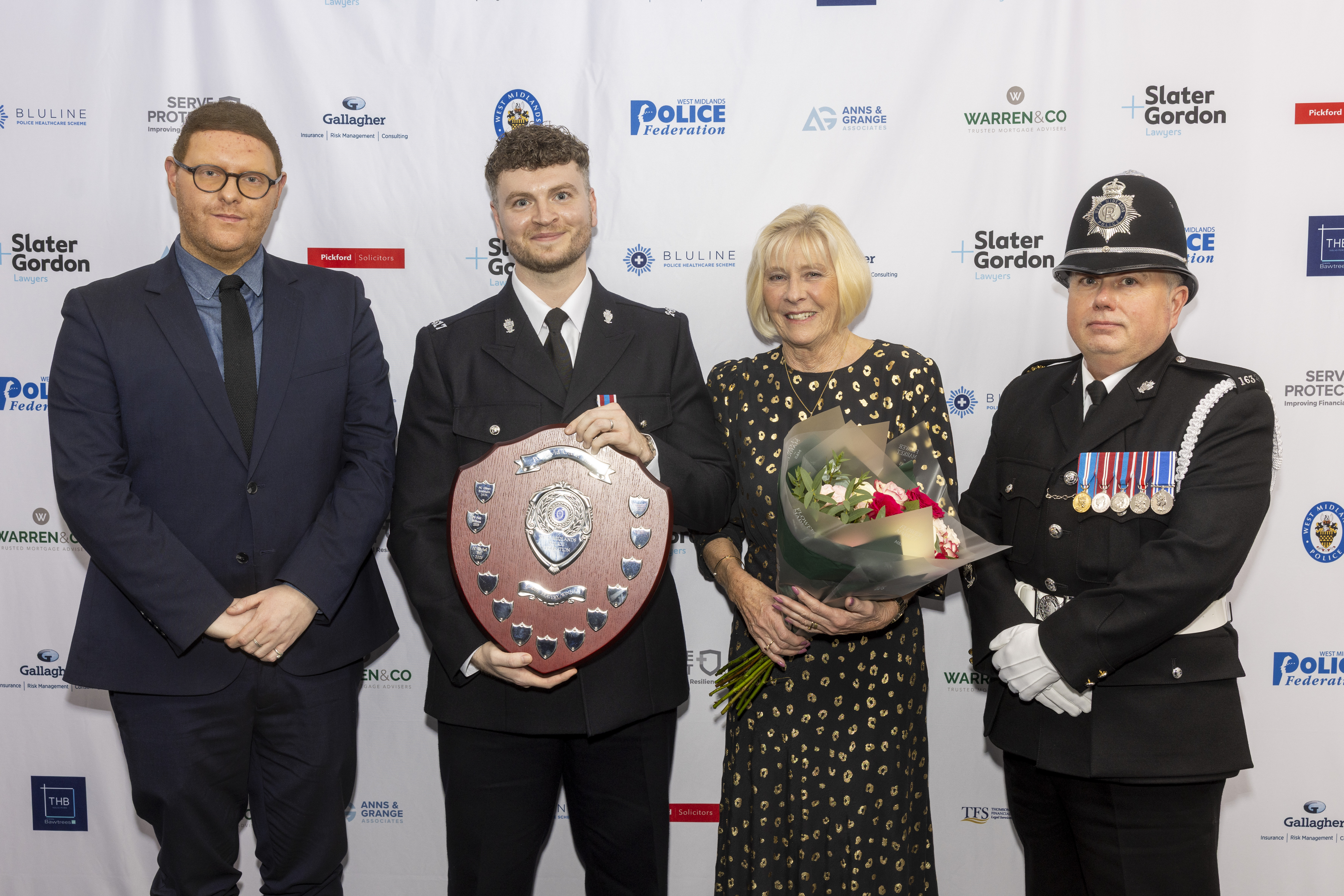 Mitchell Bull receives the David Green Shield