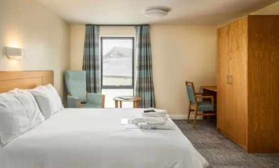 A bedroom at the PTC B & B