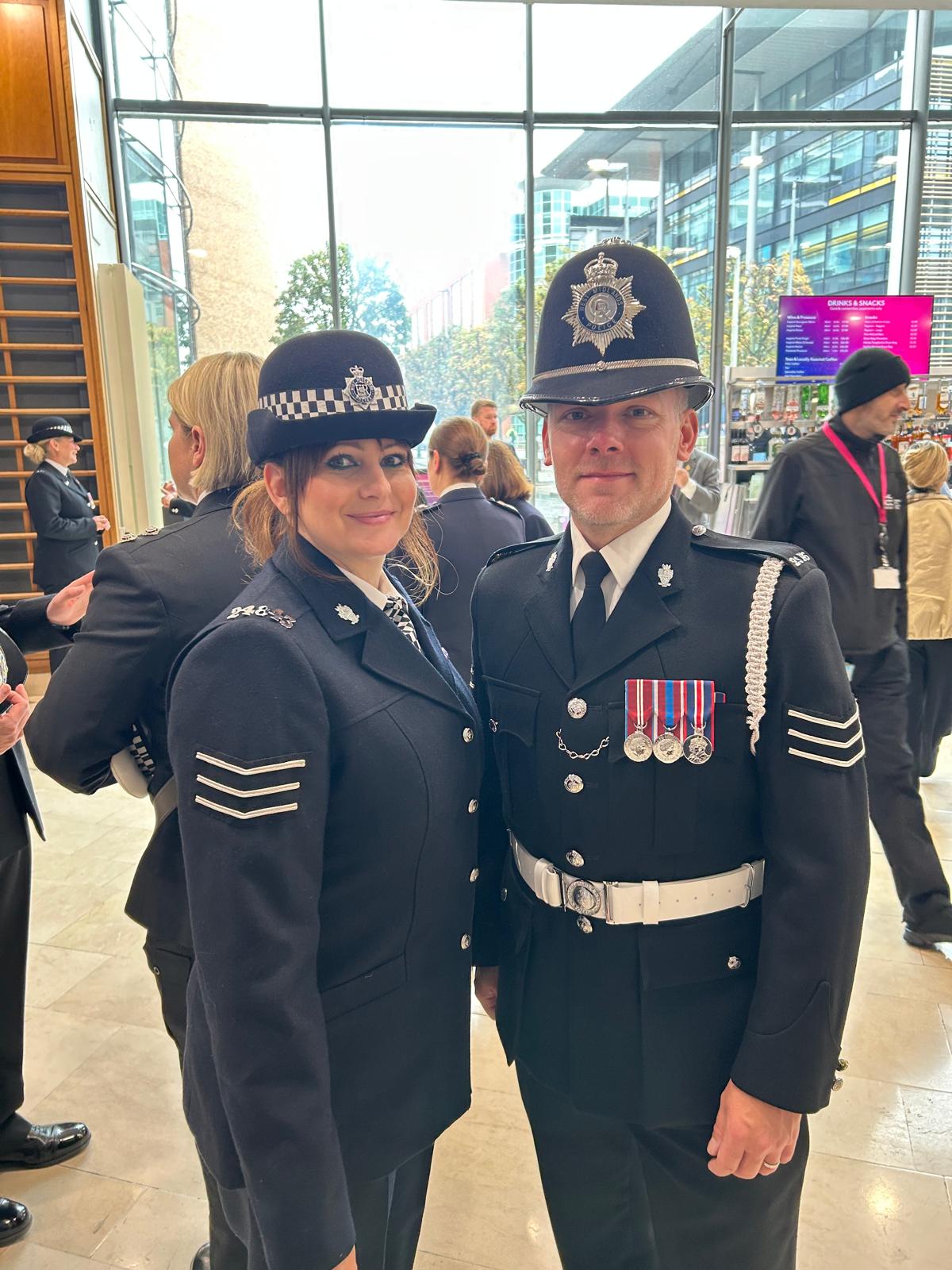 Jess and Sgt Ben Westwood